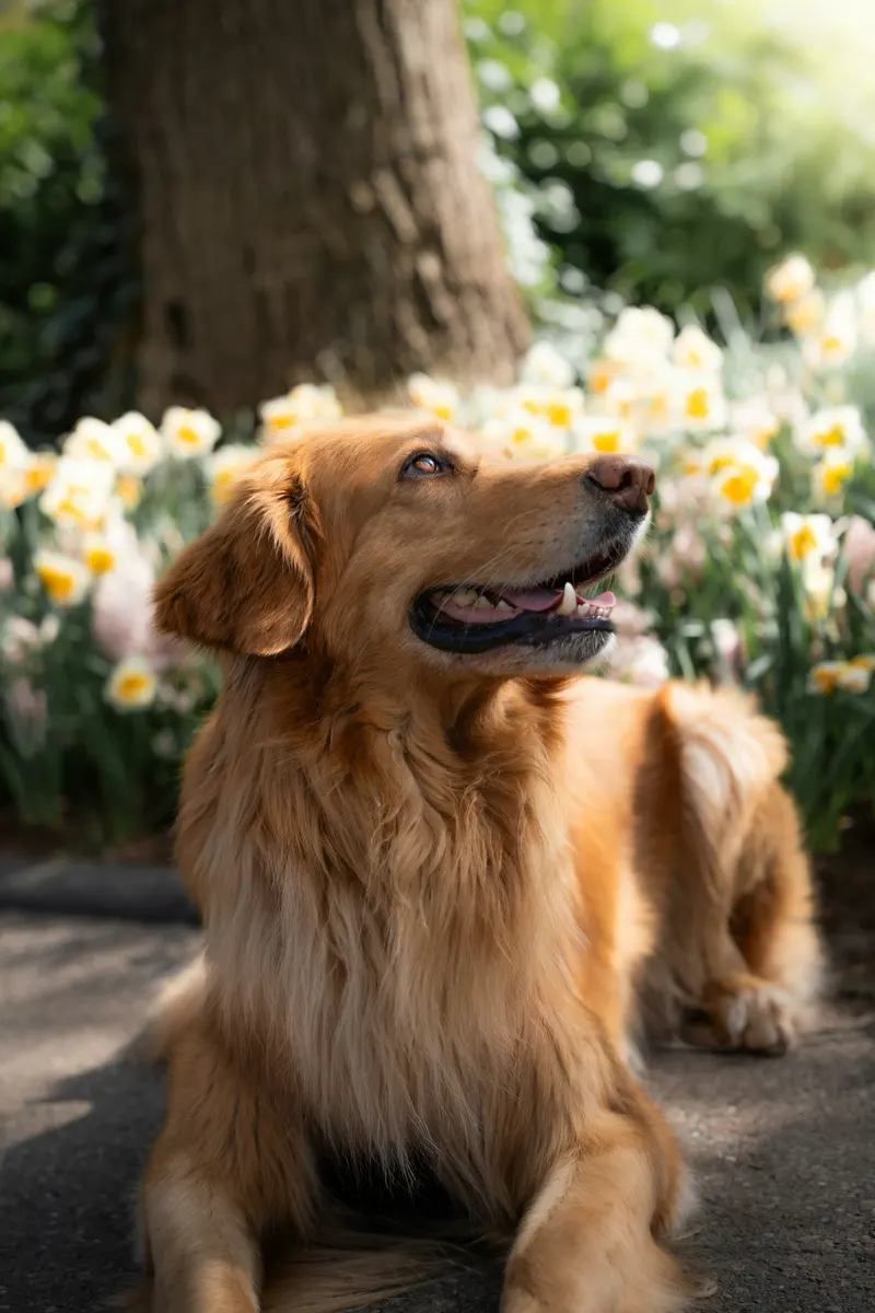 Luxury pet sanctuary with elegant grounds